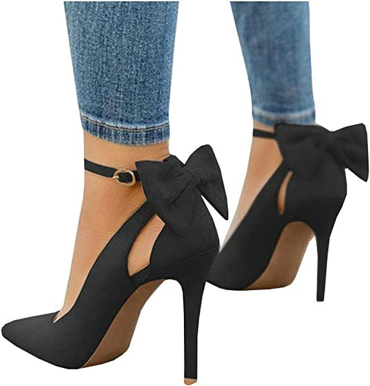 Pointed Toe High Heels Ankle Strap