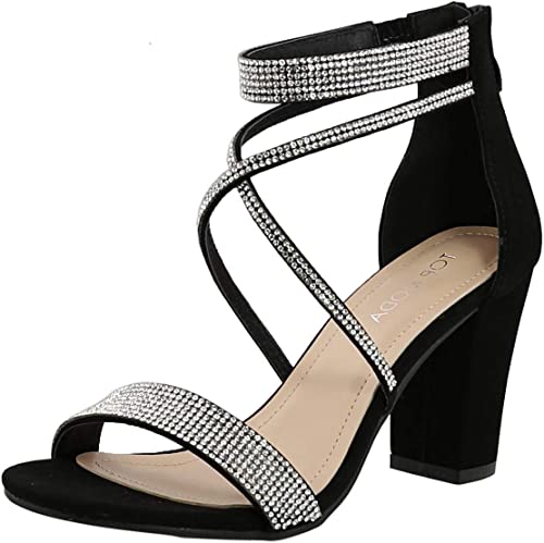 Betsey Johnson Silver Embellished Formal Strappy heels sandals evening 7 |  eBay