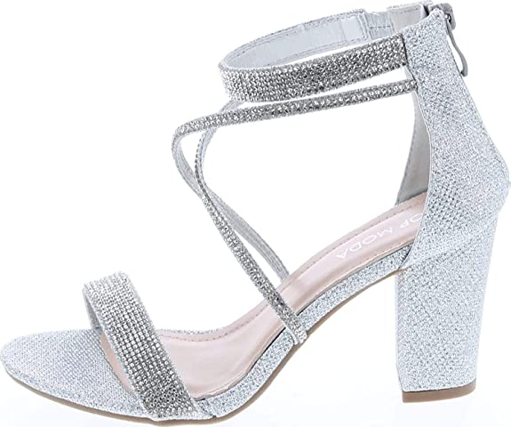 Chic Silver Rhinestone High Heel Bridal Sandals Eew Fashion Marriage Shoes  Price For Modern Women From Lookof, $78.99 | DHgate.Com